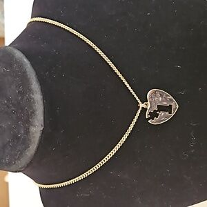 SWANK "In my Heart" Goldtone Heart on 18" Goldtone Chain